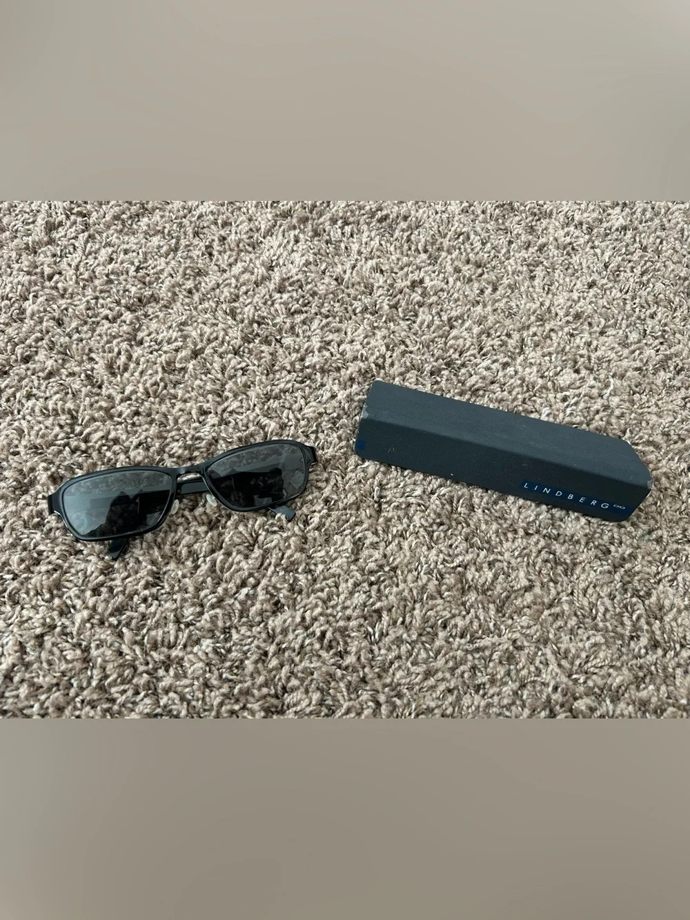 Lindberg Danish Titanium White Black Silver Sunglasses